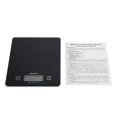 thumbnail image 1 of Báscula electrónica digital para pesar alimentos de cocina, 5 kg/1 g, precisa, para hornear y cocinar (negro), 1 of 8