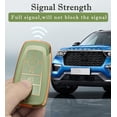 thumbnail image 4 of Key Fob Cover Compatible with Fit for Ford Explorer Bronco Escape Edge Expedition Mustang F150 Lincoln Keychain Case Holder Protector,Ivory, 4 of 7