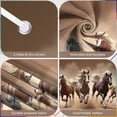 thumbnail image 3 of Realistic  Running Horse Banner Dynamic Design Galloping Horse Backdrop Earthy Color Palette Wild Animal Motif Display for Western Themed Party Equestrian Event Bedroom Wall Decor, 3 of 7