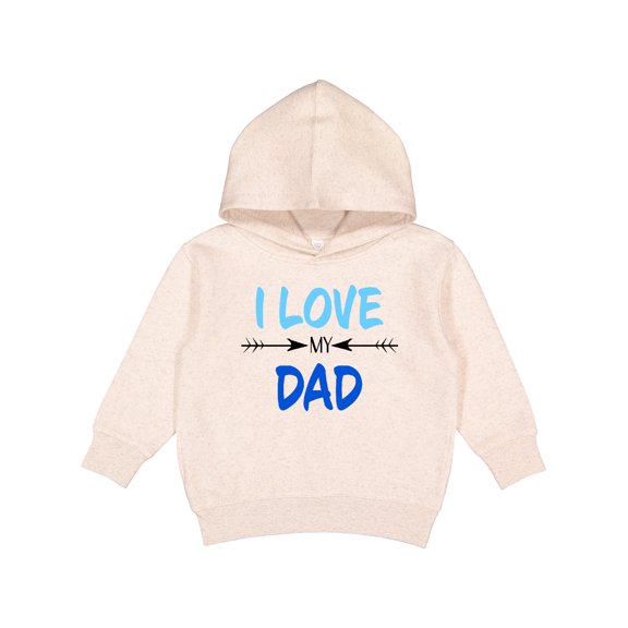 Inktastic I Love My Dad Fathers Day Toddler Hoodie