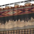 thumbnail image 4 of Bohemian Aesthetic Shower Curtain 72x84 Inches Vintage Tribal Print Polyester Fabric Bathroom Decor Earth Tones, 4 of 5