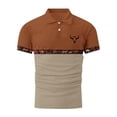 thumbnail image 3 of CONROSES Men's Short Sleeve Polo Shirts Western Cowboy Graphic Collared Polo Shirt for Men Casual Golf Shirts, 3 of 5