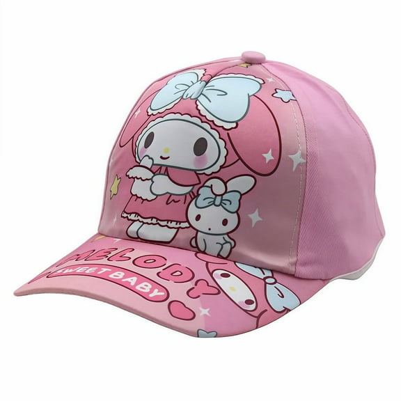 My Melody Adorable Anime Themed Baseball Cap - Fun CartoonGraphics, Comfortable Fit for Anime Fans