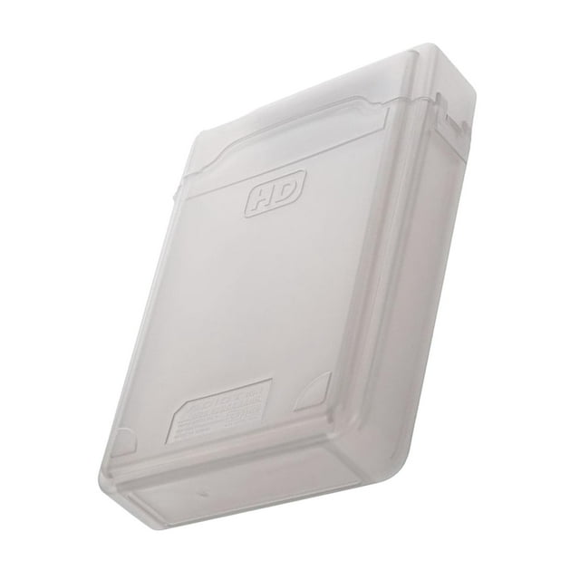 Boîtier de Disque Dur 3,5 Pouces, Boîte de Rangement pour Disque Externe, Boîte de Protection, Organisateur de Conteneur, Gris