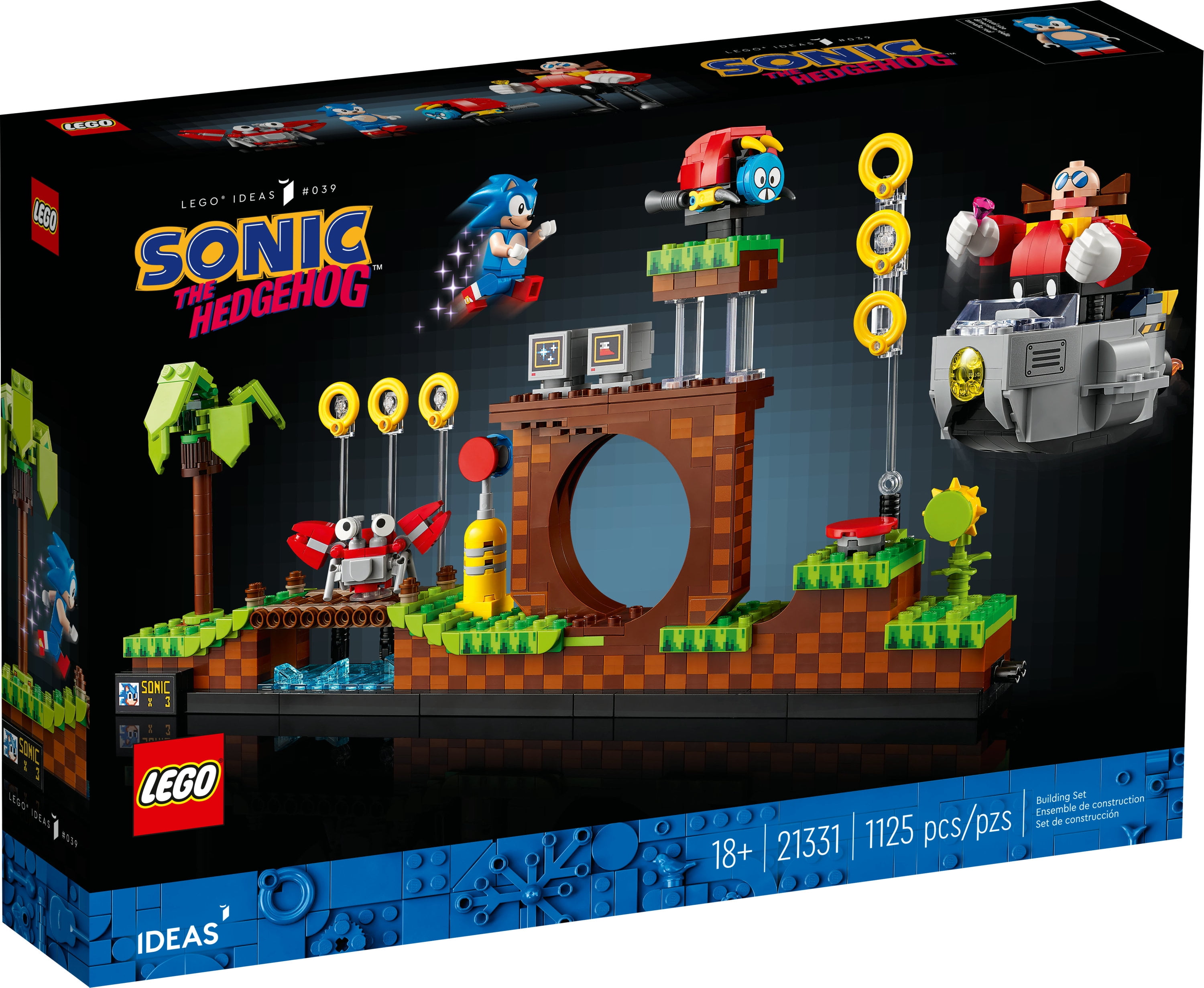 Sonic's four new Lego kits are traditional playsets for kids, not