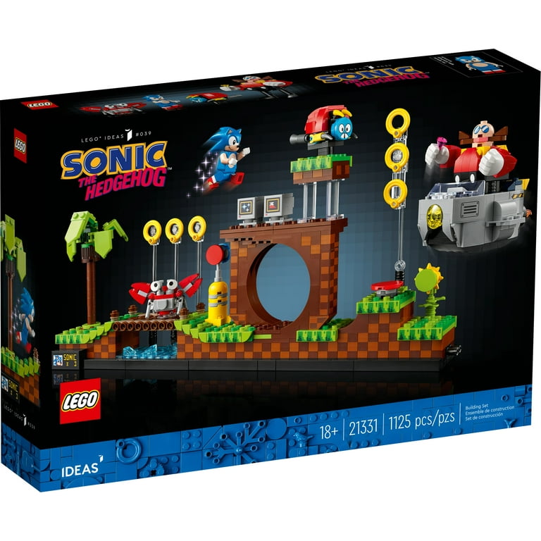 LEGO Ideas Sonic the Hedgehog – Green Hill Zone 21331 Collectible Set,  Nostalgic 90's Gift Idea for Adults with Dr. Eggman Figure and Eggmobile