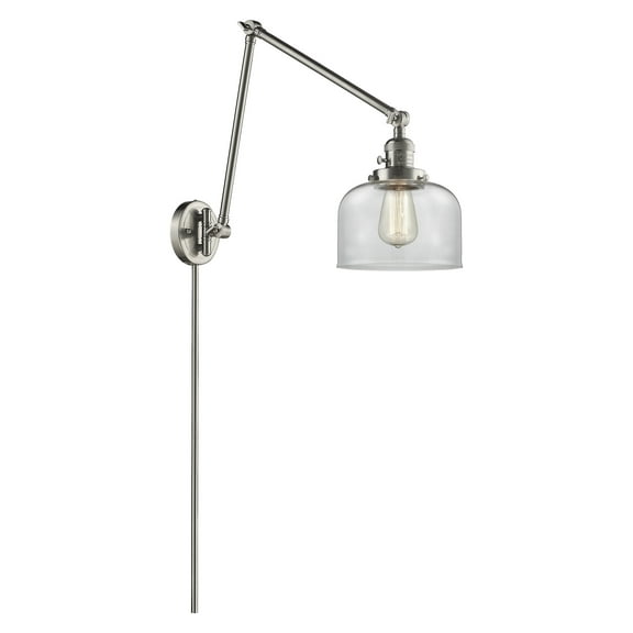 Innovations Lighting 238 Large Bell Large Bell 1 Light 30" Tall Wall Sconce - Nickel