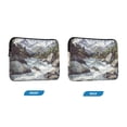 thumbnail image 7 of FORMRS 13-13.3 inch Laptop Sleeve Case Soft Carrying Quilted Computer Bag Cover, River and Mountains, 7 of 7