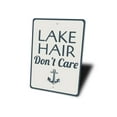 thumbnail image 4 of Lake Hair Dont Care Novelty Decor, Metal Wall Sign - 10x14 Inches, 4 of 4
