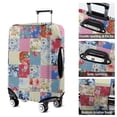 thumbnail image 5 of Patchwork Pioneer Flower Luggage Cover Fashion Suitcase Cover Baggage Covers Fit 25-28 Inch Luggage (Go Travel), 5 of 5