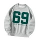 thumbnail image 1 of Camisa con cuello redondo, jersey, Tops, calle, ropa deportiva, sudadera para mujer M Yuyangstore Jersey de manga larga, 1 of 8