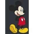 thumbnail image 2 of Men's Mickey & Friends Smiling Mickey Mouse Portrait  Graphic Tee Black/Charcoal Small, 2 of 4