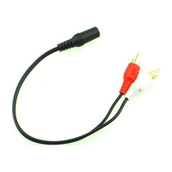 OULII 3.5mm Y-Cable Plated Gold Plated Connector Multi for Home Audio Use