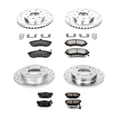 thumbnail image 3 of Power Stop Front and Rear Brake Kit with Drilled & Slotted Rotors and Ceramic Brake Pads K2779, 3 of 10