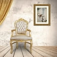thumbnail image 3 of Koson, Ohara 23x32 Gold Ornate Wood Framed with Double Matting Museum Art Print Titled - Ring sparrows at wisteria, 3 of 4