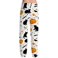 thumbnail image 6 of FOPSUFGWFO Men's Pajama Pants Halloween Themed Print Soft Sleep Pants Lightweight Loose Fit Lounge Pjs Bottoms With Pockets L, 6 of 6
