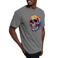 thumbnail image 4 of CafePress - Vibrant Melting Skull Men's Comfort Colors® T Shirt - Mens Comfort Colors Shirt, 4 of 5