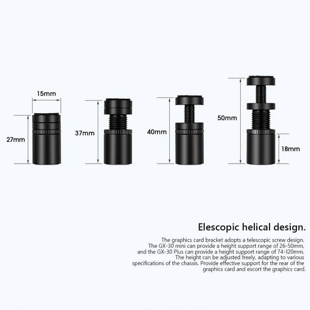 Graphics Card GPU Support Telescopic Video Card Sag Bracket (GX-30 Mini)