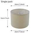thumbnail image 2 of AMERTEER 1Pcs Linen Fabric Desk Lamp Shade - Detachable  Soft Lighting  7.8” x 7.8” x 7” Size  KD Design  Floor Lamp Shell Cover  Easy Assembly  Versatile Lighting Fixture Accessory, 2 of 6