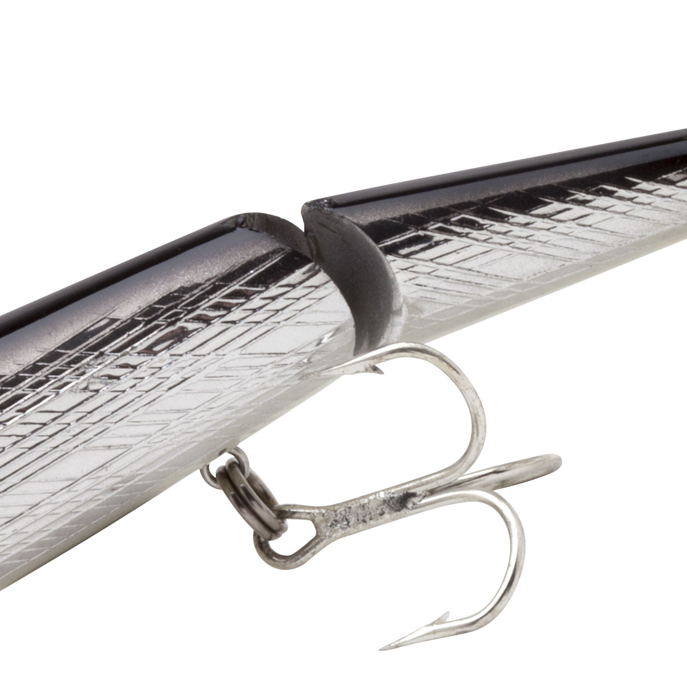 Rebel Minnow Jointed 5.5'' Silver Black 
