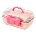 thumbnail image 1 of 3 Tiers Desktop Storage Box, Large Capacity Tool Box Hair Accessories Organizer Box, Multi Grids Desk Organization Container, Multipurpose Art Craft Organizer for Kids, 1 of 7