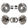 thumbnail image 1 of Transit Auto Front Rear Disc Brake Rotors Ceramic Pads and Drum Kit for Car 2005-2007 Ford Focus Wheel Bearing Included K8T-103626, 1 of 11