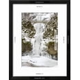 thumbnail image 3 of Multnomah Falls in Winter, Scenic Framed Art Print Wall Art by Craig Tuttle, 3 of 6