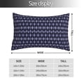 thumbnail image 2 of Goofa Purple and Blue Squares Print Plush Throw Pillow Case, Soft Velvet with Hidden Zipper, Decorative Cushion Cover for Sofa, Bed, Car, and Home Décor-16"x24", 2 of 6