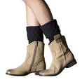 thumbnail image 2 of Dyfzdhu Women Leg Thermalers Knitted Wool Boot Cover Short Leg Warmers Solid Color, 2 of 4