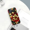 thumbnail image 3 of Case for iPhone 14 Plus, Christmas Flower Stained Glass Phone Case Military-Grade Drop Protection Cover for Women Girl - Glossy, 3 of 7