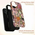 thumbnail image 4 of Spooky Season Collage Phone Case for iPhone 16 15 14 13 12 11 Pro Max Mini Plus – Cute Halloween Ghost, Pumpkin, Skeleton & Pastel Goth Design for Halloween Phone Cover, 4 of 6