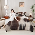 thumbnail image 4 of Homewish Animal Cow Print 3 Pieces Queen Comforter Set for Children Teens Adults,Rustic Farmhouse Ultra Soft Bedding Sets,Retro Vintage Bedding Comforter Set Breathable,Luxury Bedroom Decor, 4 of 8
