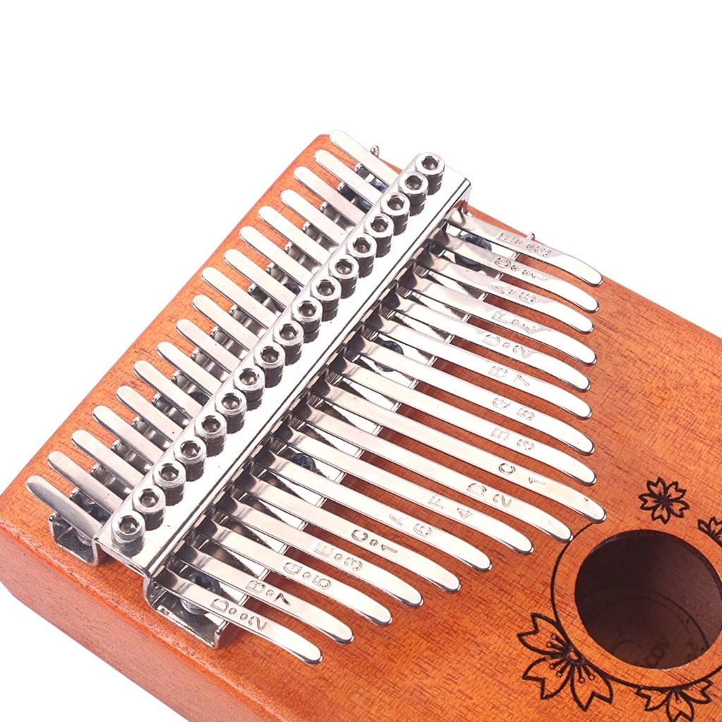 BQBQERT Portable Wooden Kalimba 17 Keys Pocket Thumb Piano Adults & Music Beginners