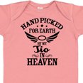 thumbnail image 4 of Inktastic Handpicked for Earth by My Tio in Heaven with Angel Wings Boys or Girls Baby Bodysuit, 4 of 5