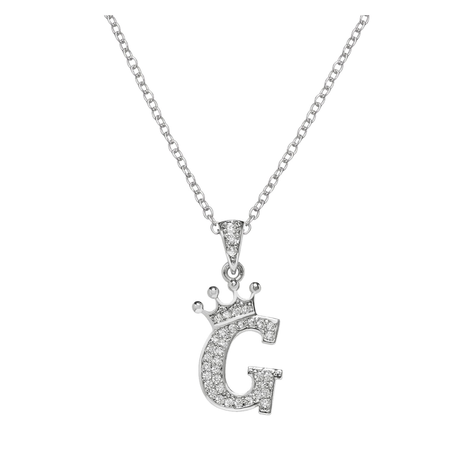 pgeraug gifts for women 26 english letters full diamond pendant