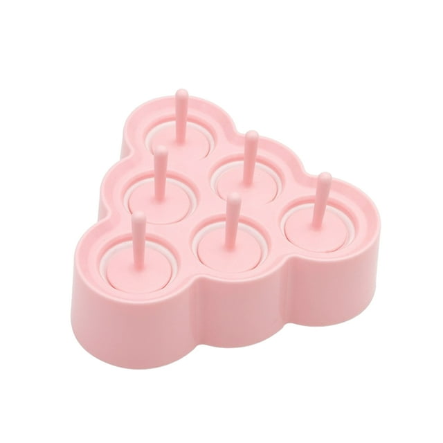 Naiovety Sirva bebidas con estilo con un llamativo molde para cubitos de hielo Bebidas frías fácilmente y con estilo Moldes para cubitos de Herramientas y accesorios para hornear Triángulo rosa