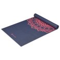 thumbnail image 2 of Tapis de Yoga 4MM Rose et Marine Fleur Marrakech, 2 of 3