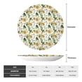 thumbnail image 2 of Daiia Bright Sunflowers Printed Pattern Ceramic Plate Dinner Plates Bone China Decorative Plates with Display Stand Art Ceramic Ornaments for Wall Hanging Decoration-6in, 2 of 6