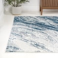 thumbnail image 5 of JONATHAN Y SUPERSOFT 3 x 5 Area Rug, Kassia Contemporary Glam Abstract Marble - Navy/Cream, SEU300B-3, 5 of 8