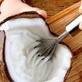 thumbnail image 3 of Stainless Steel Coconut Meat Removal Knife, Multi-Purpose Stainless Steel Planer, 3 of 5