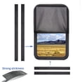thumbnail image 5 of 2 Pcs RV Window Shade Cover 16x24.75 Inches - Black Sunshade Screen for Camper Travel Trailer Motorhome - UV Protection & Light Blocking - Easy Install with Velcro & Tape - Polyester Fabric - Flip Up, 5 of 7