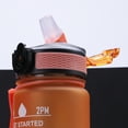 thumbnail image 2 of Tazas Fitness 1000 Ml A Prueba Fugas Con Escala Tiempo para Acampar Corriendo ( ) Naranja Verde, 2 of 9