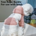 thumbnail image 5 of Ganfancp Ropa para Mascotas Invierno Nuevo Suéter Acolchado Coreano Colores Cálidos para Contra El Frío y La Lana de Cordero Suéter de Tracción Artículos En Liquidación Ropa para Mascotas X1, 5 of 5
