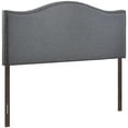 thumbnail image 4 of Smoke Curl Queen Nailhead Upholstered Headboard, 4 of 5