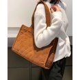 thumbnail image 4 of CoCopeaunts Women's Tote Corduroy Shoulder Bag Retro Large Capacity Shopping School Commuting Handbags Stylish Newest, 4 of 6