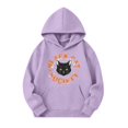 thumbnail image 5 of Grblisyd Girls Oversized Hoodies Halloween Long Sleeve Pullover Sweatshirts Kids Fashion Casual Outfits Fall Winter Clothes, 5 of 6