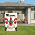 thumbnail image 3 of Amhnf Welcome Rooster Garden Flag With Sunglasses And Daisies For Home Outdoor Garden Yard Decor 12x18 inch, 3 of 5