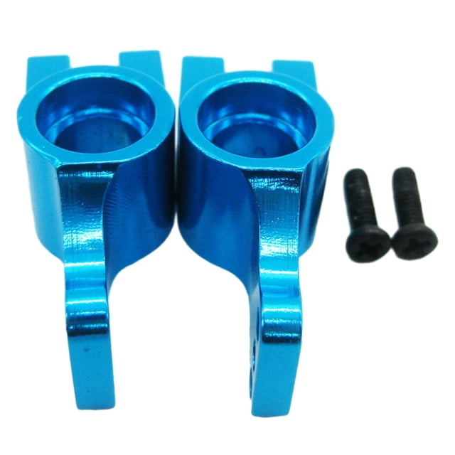 Vogacara RCGOFOLLOW aleación de aluminio resistente al desgaste buje trasero portador bujes traseros para 1/12 Wltoys K959 L202 L212 L222 L959 Kits de construcción modelo Azul