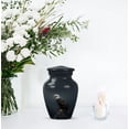 thumbnail image 7 of JAGASY Eagle Urn for Ashes for Women & Men - Black Rock Small Urns for Human Ashes Keepsake - Handcrafted Miniature Urn for Brother - Memorial Cremation Urns for Siblings - (3 Inch), 7 of 7