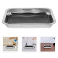 thumbnail image 2 of MLINS Stainless Steel Dissecting Pan Lab Dissection Tray Wax Pan Classroom Tray For Laboratory School Biology Science Experiments 26x19x4cm, 2 of 6